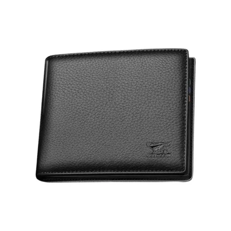 SEPTWOLVES Кошелек из коровьей кожи Мужской Черный