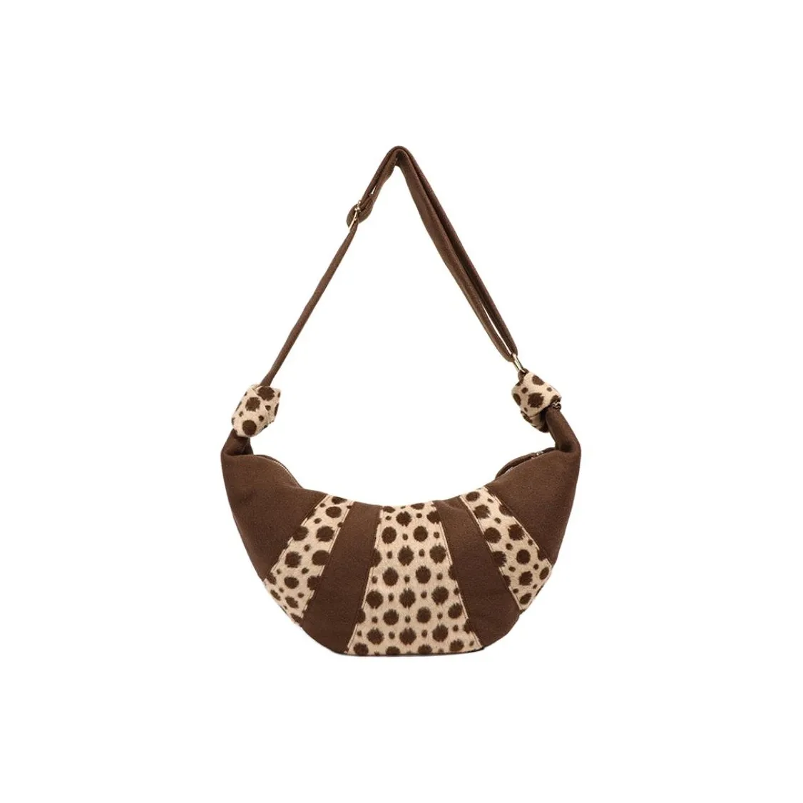 Everthames Флис Категория Сумка через плечо Стандартная Женская Коричневая