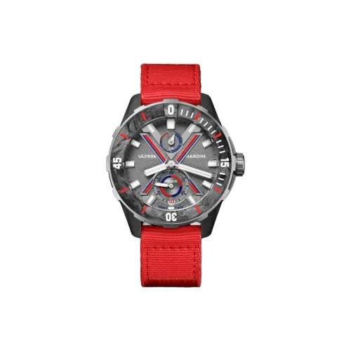 ULYSSE NARDIN Автоматический Механический Движение Мужские Часы 44 мм Серый
