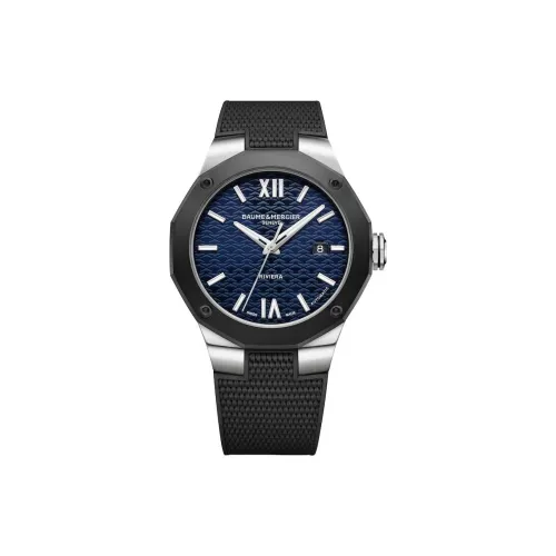 Baume & Mercier Автоматический Механический Movement Унисекс Часы 42 мм Синие