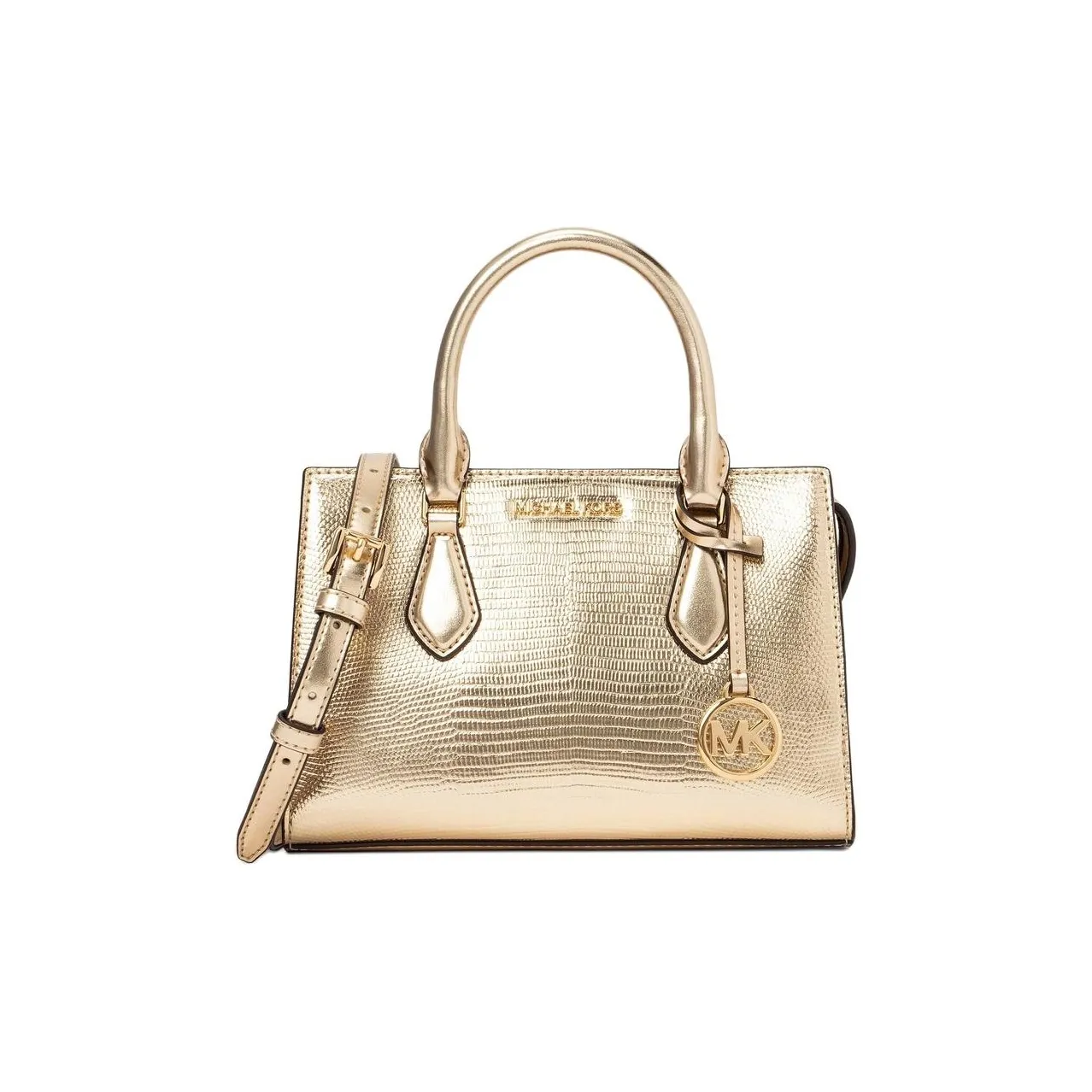 MICHAEL KORS Polyurethane Shoulder Bag, Crossbody Bag, Handbag Trumpets Women's Light Gold