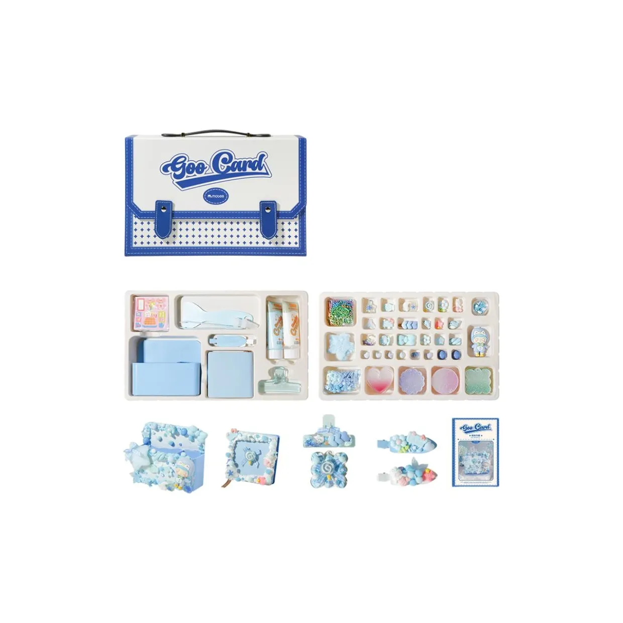 MOBEE DIY Карта Набор в подарочной коробке Кремовый клей DIY материалы Игрушки