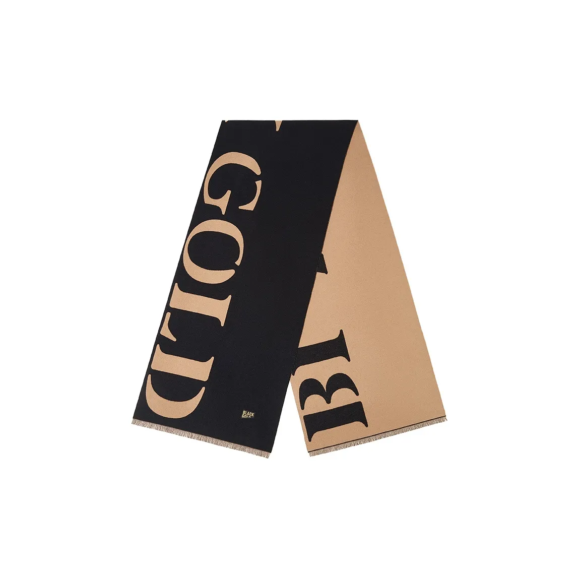 GOLDFARM Плюшевая пряжа Шарфы Унисекс Черный