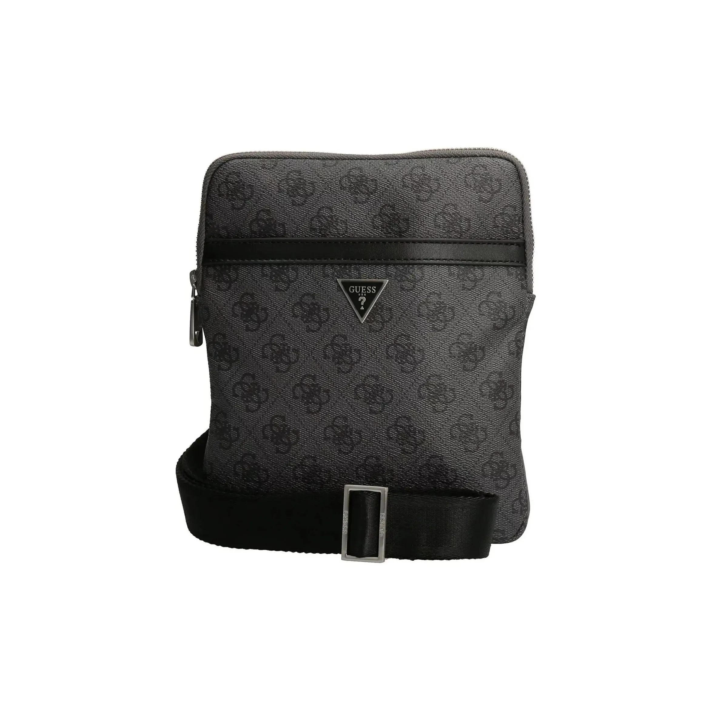 GUESS PU Polyurethane Crossbody Bag, Shoulder Bag Men's Dark Gray
