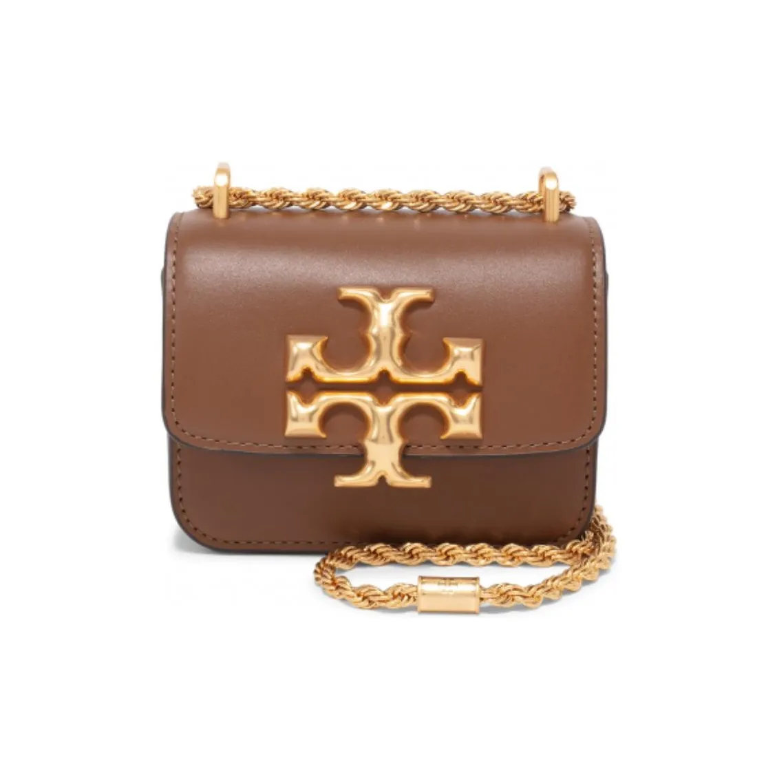 TORY BURCH Кожа Портативная Сумка через плечо Сумка на плечо Мини Женская Коричневая