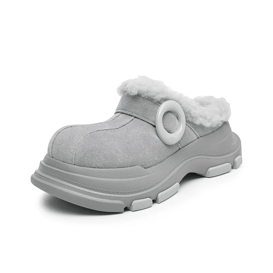 MODENGPAN Rubber Sole Slip-Resistant Wrap-toe Slippers Unisex