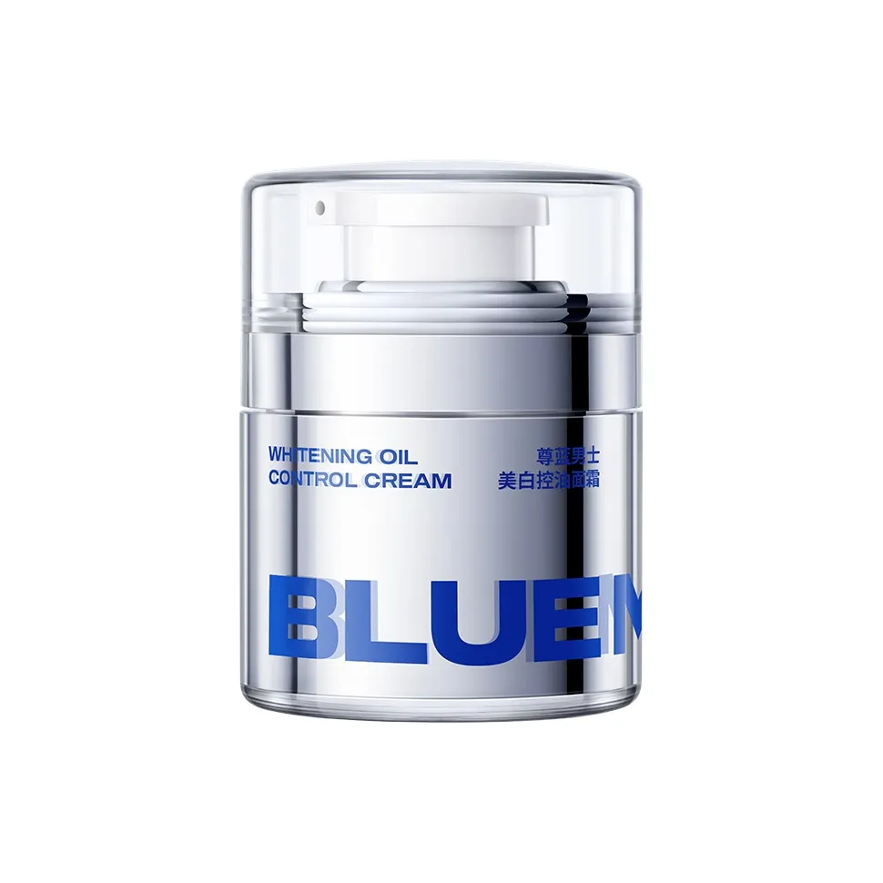 BLUE MAN Ниацинамид Отбеливающий Контроль жирности и Увлажнение Мужской Лицо Крем Освежающий Тип