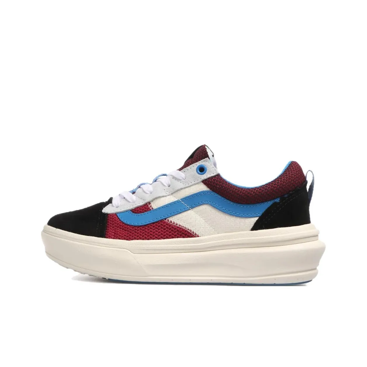 Vans Old Skool Collection Low Top Casual Shoes Women's White Blue