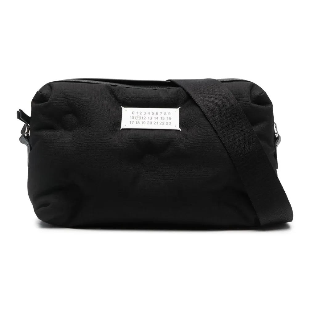 Maison Margiela Calfskin Crossbody Bag, Shoulder Bag Unisex Black
