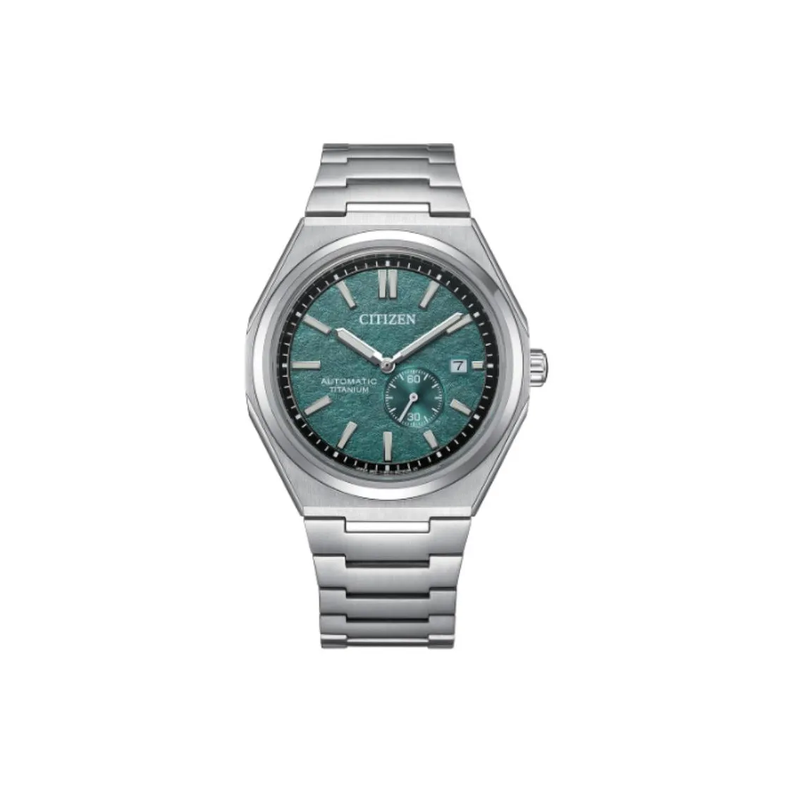 CITIZEN Mechanical Watch Series Automatic Mechanical Movement Titanium Strap Watch Men's Watches Green Dial