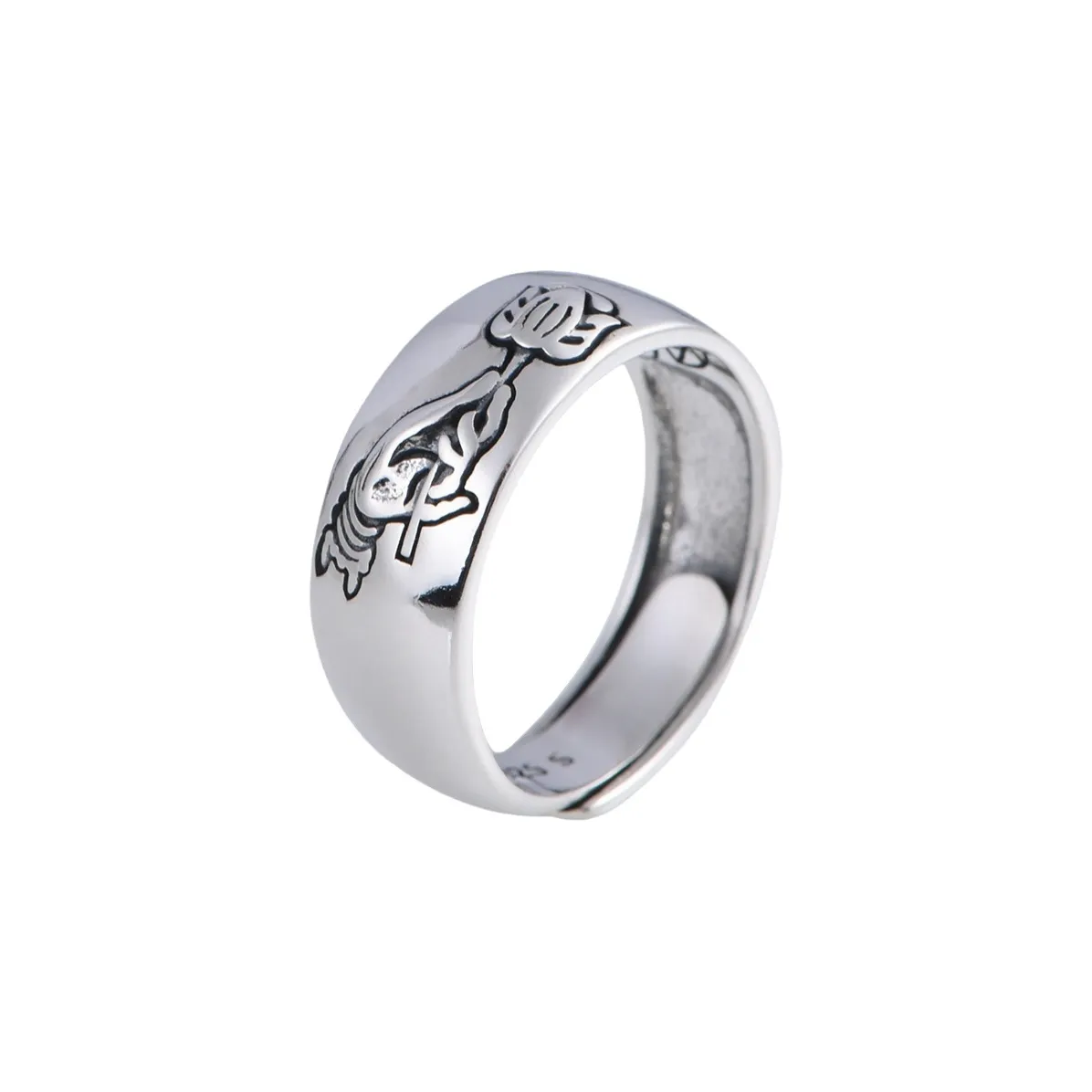 JINLUWANG S925 Silver Rings Women's