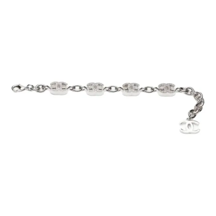 CHANEL   Bracelets Unisex Silver