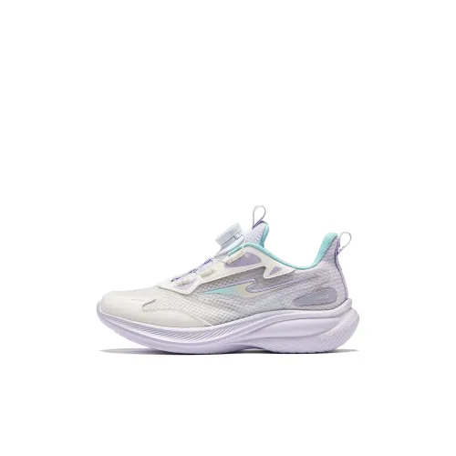 ERKE KIDS Беговые кроссовки Low Топ Микрокристаллический белый/Ничанг Фиолетовый Kids