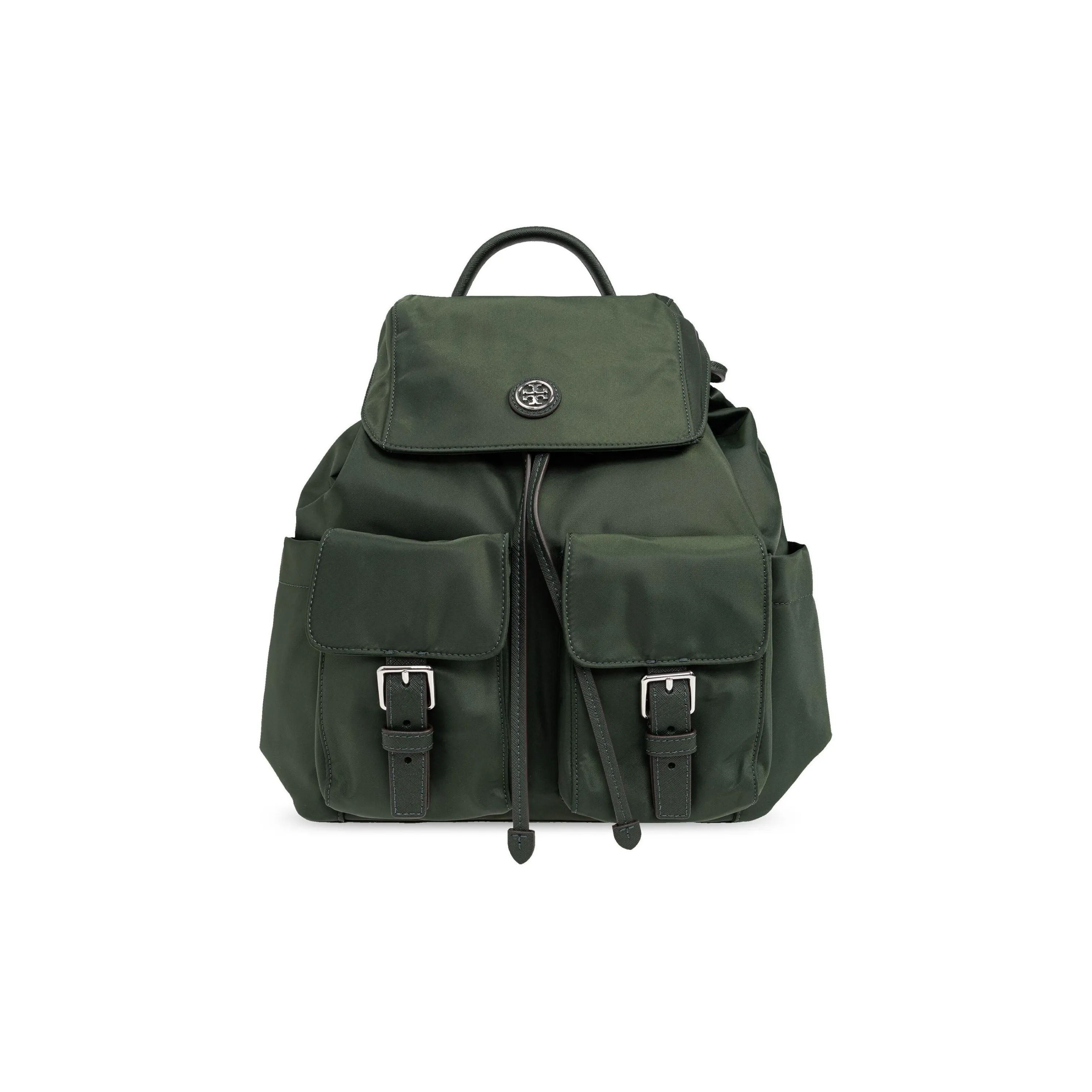 TORY BURCH Nylon Backpack Women's Army Green