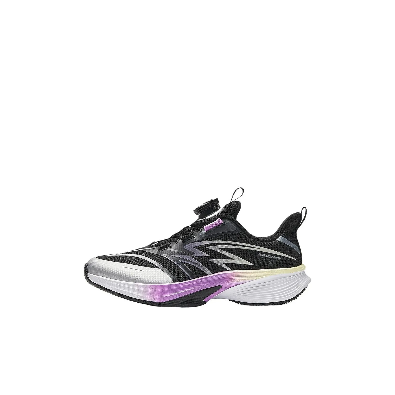 Antakids Rogue Wave Lite 2,0 Slip-resistant Abrasion-resistant Низкий топ Детские беговые кроссовки Черный Серебристый Капустно-фиолетовый