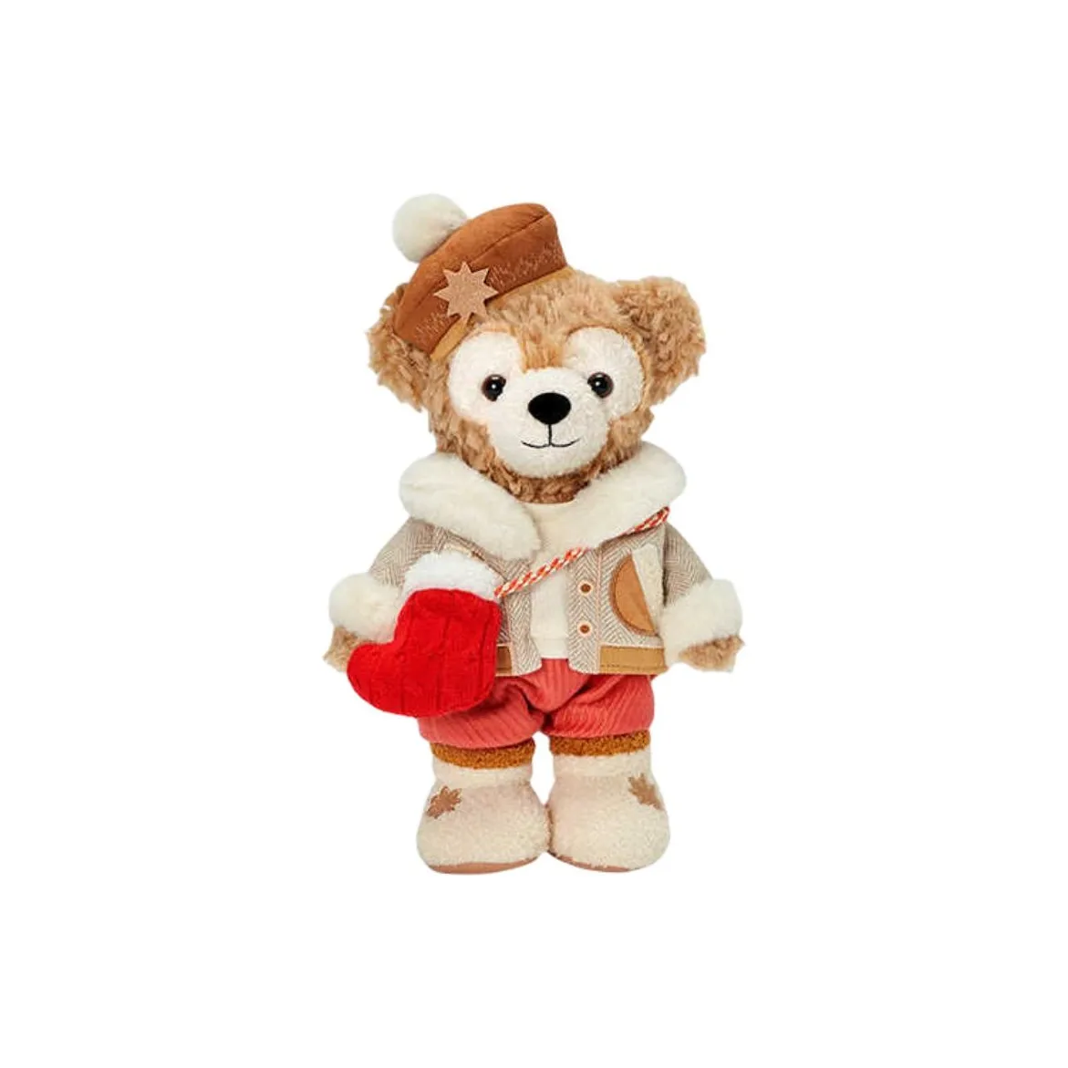 Disney 2024 Winter Duffy Collection Кукла Duffy Плюшевая 20,5 см Высота Shanghai Disney