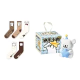 웜 리틀 개 양말 + 강아지 별 야간 조명