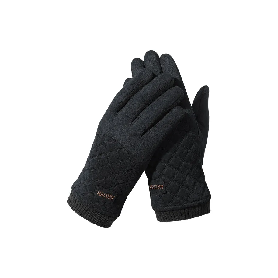 NANJIREN Утолщенные Теплые Перчатки Мужские