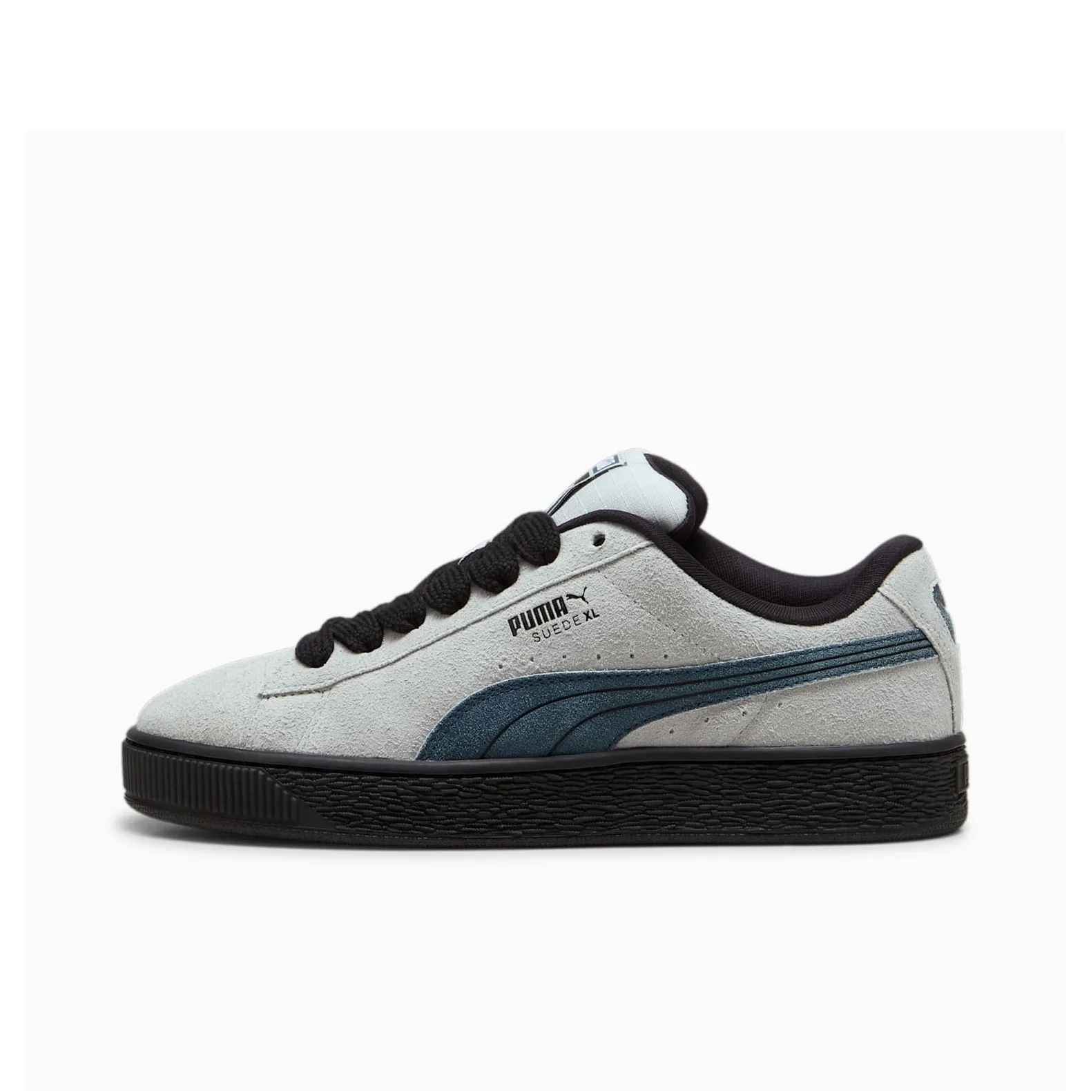 PUMA Suede XL Low Top Skateboard Shoes Unisex Gray Black