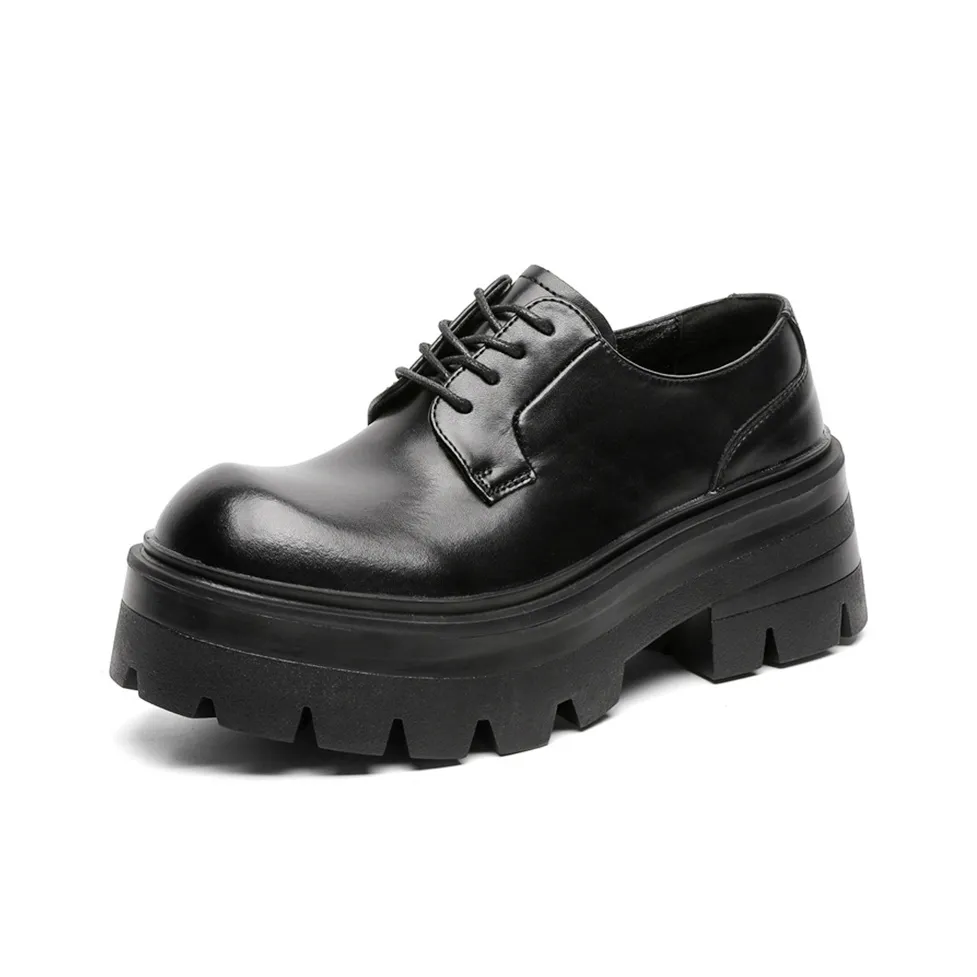 V05 Paris Derby Обувь Унисекс Британский стиль Увеличение высоты на 5 см Удобная Универсальная Модная Chunky Обувь