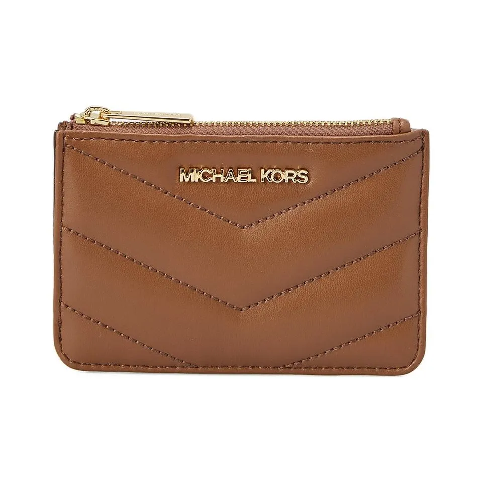 MICHAEL KORS Jet Set Travel Полиуретан Монетница Женская Коричневая