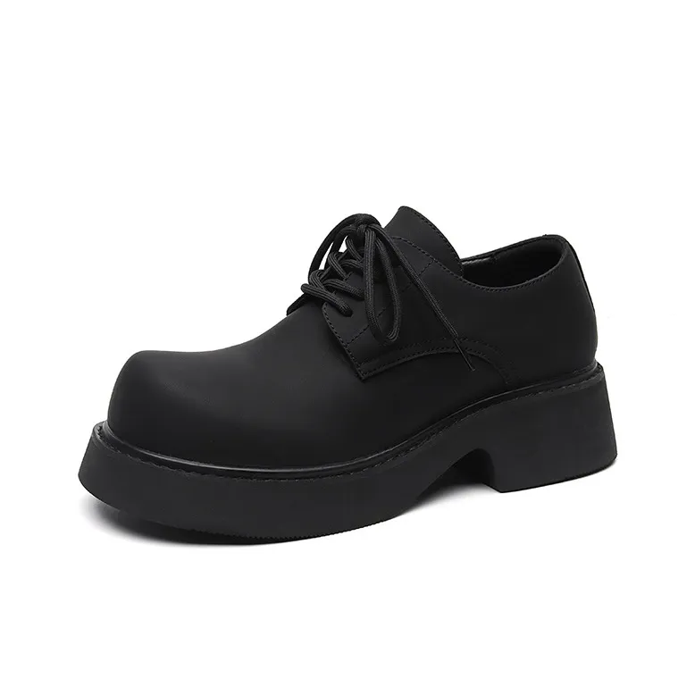 V ZERO FIVE Chunky Derby Shoes Casual Shoes Unisex Black British
