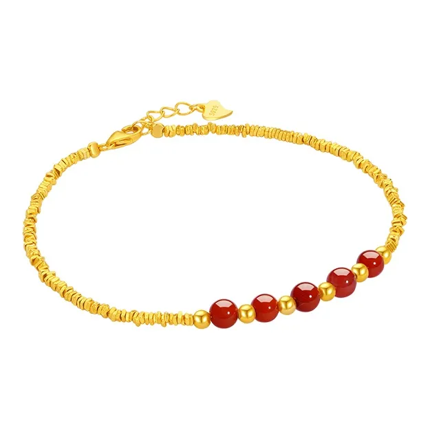 CHOW TAI SENG Agate Silver Bracelet, BFF Style Women's