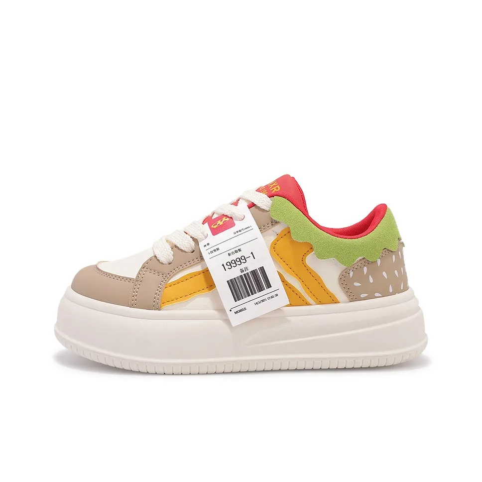 Miss Zhang Anti Slip Wear Resistant Low Top Skateboard Shoes Women's Hamburger