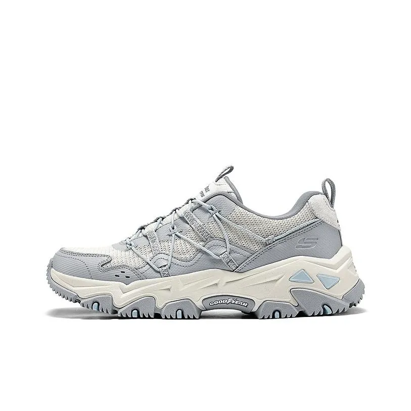 Skechers OUTDOOR Low Top Running Shoes Women's Gray Blue