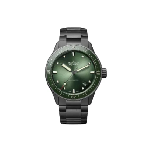 BLANCPAIN Автоматический Механический Движение Мужские Часы 43,6 мм Зеленый
