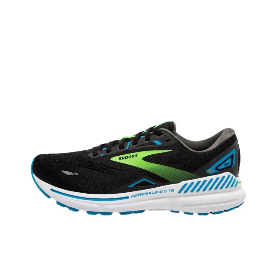 Brooks Adrenaline GTS Anti-Slip Wear-Resistant Low-Top Casual Running Shoes Men's Black