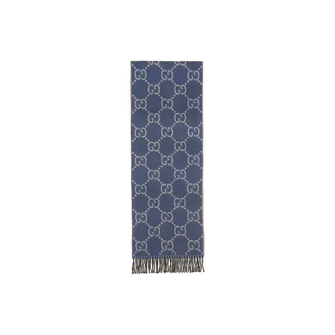 GUCCI Knit Scarves Women's Blue
