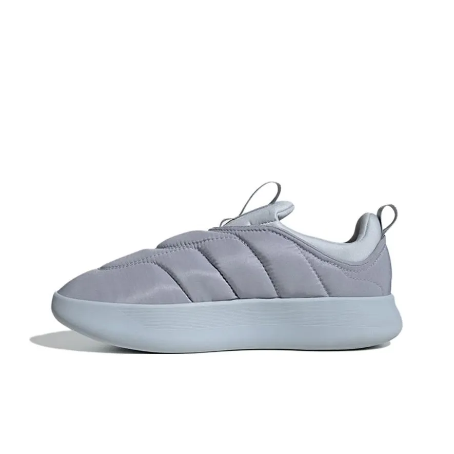 Adidas Adipuff Slip Resistant Abrasion Resistant Низкий Топ Casual Унисекс Серый Синий