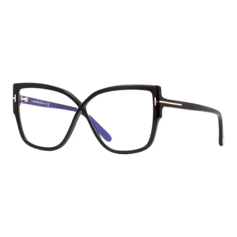 TOM FORD Square Eyeglass Frames Men's Black
