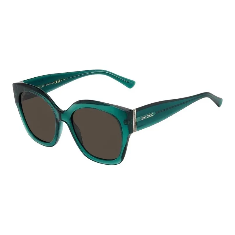 Jimmy Choo Resin Square Sunglasses Women's Green