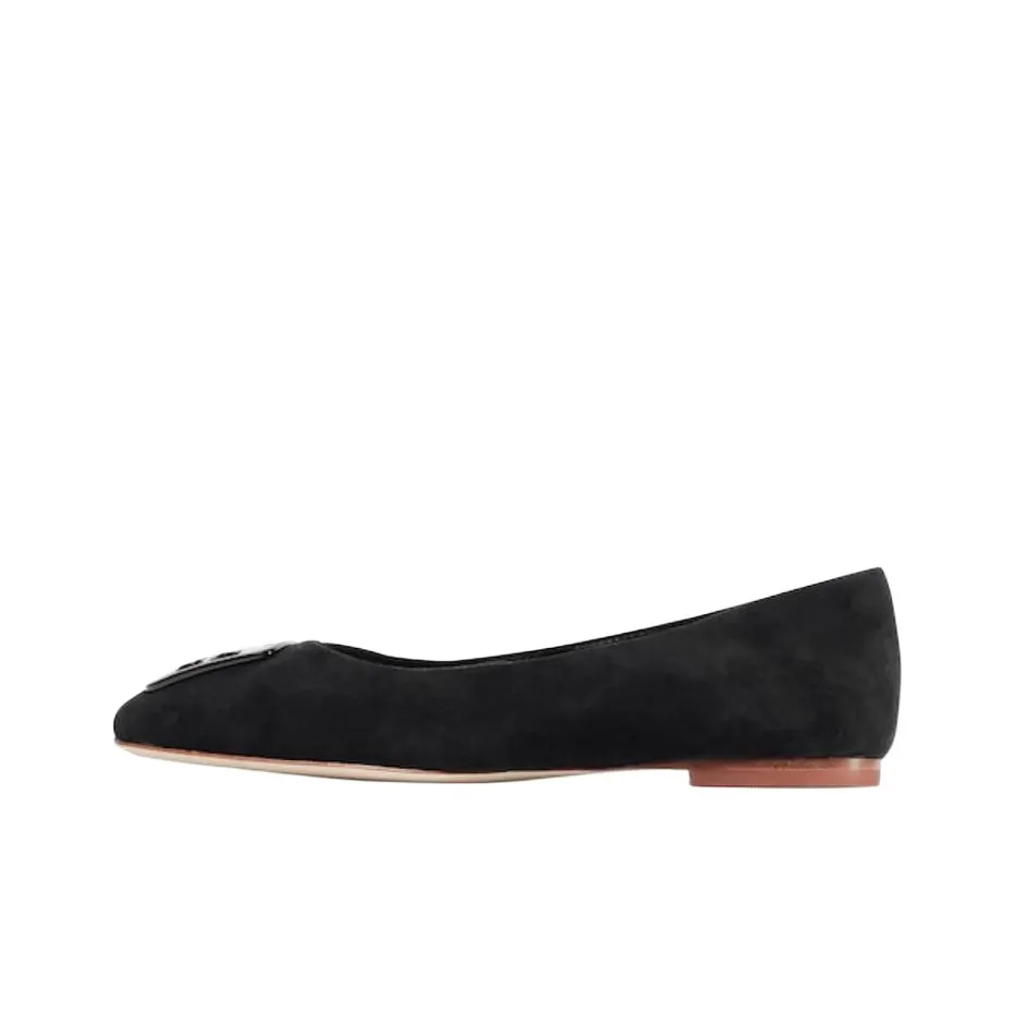 TORY BURCH Georgia Lei Dance Flat Shoes Women's Black