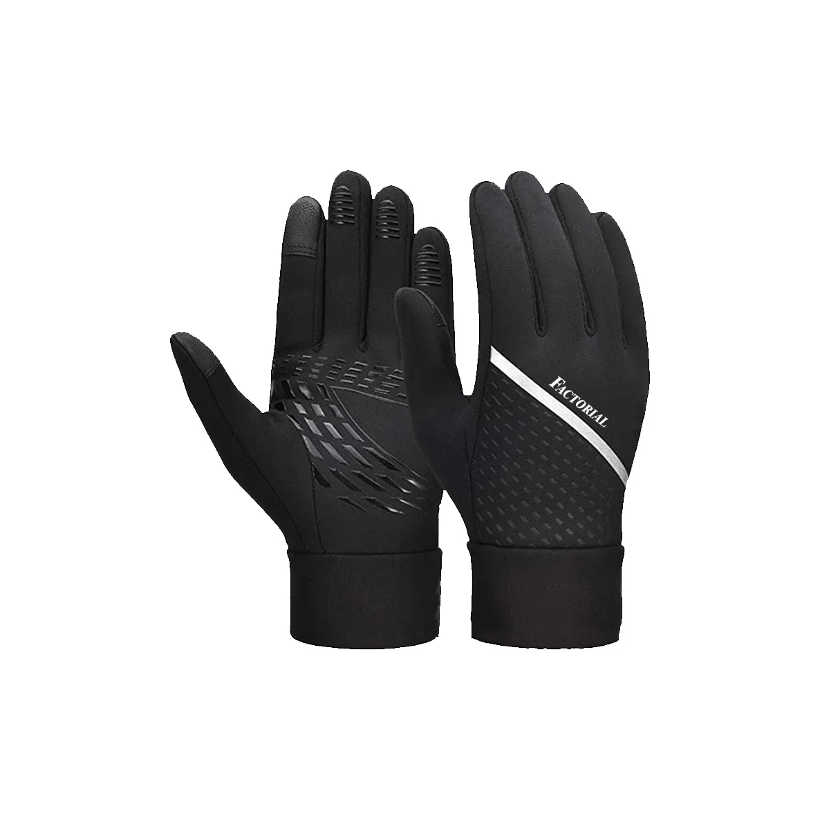 FACTORIAL Silicone Slip Resistant Glove Palm Protection Anti Frostbite Unisex