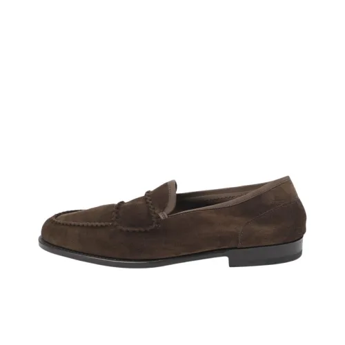 JOHN LOBB Лоферы Темно-кофейный Мужские