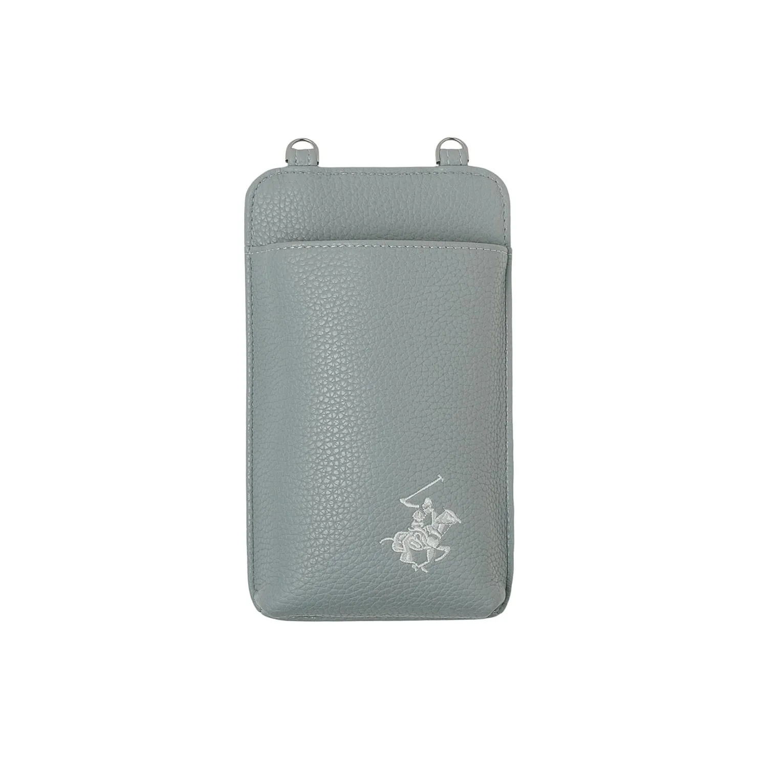 BEVERLY HILLS POLO CLUB PU Cell Phone Pouch Men's Slate Blue