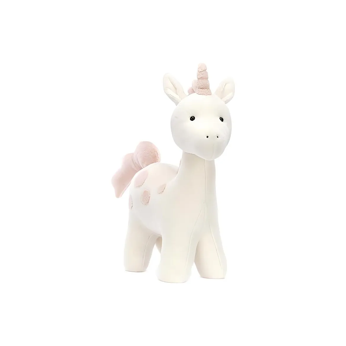 JELLYCAT Mythical Animal Collection BIG Кукла Единорог с пятном Плюшевая кукла 42 см Высота в сидячем положении