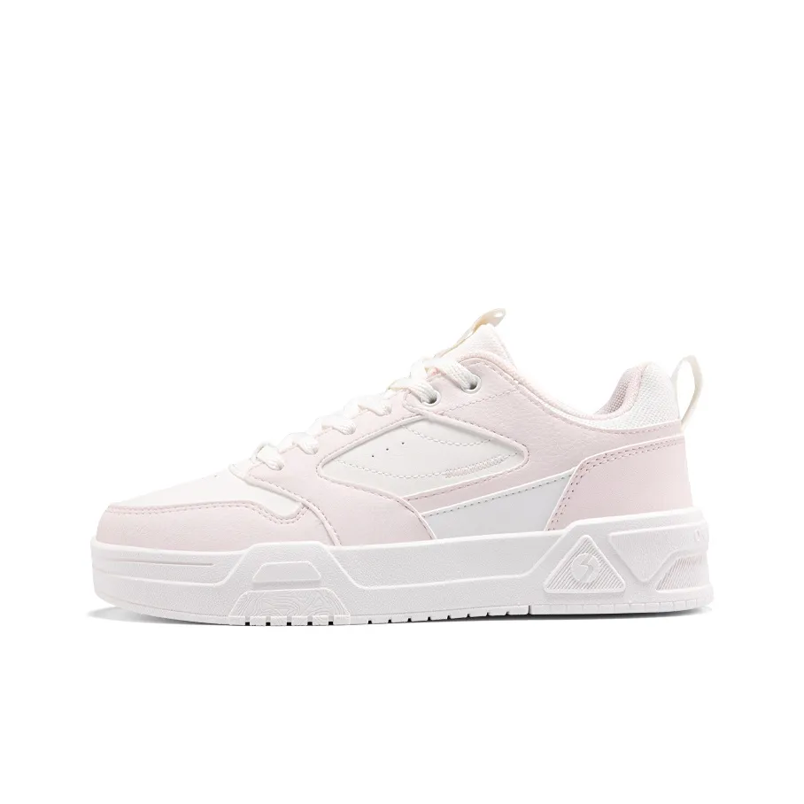 361° Soda 2 Slip-Resistant Breathable Low-Top Skateboard Shoes Women's White Pink
