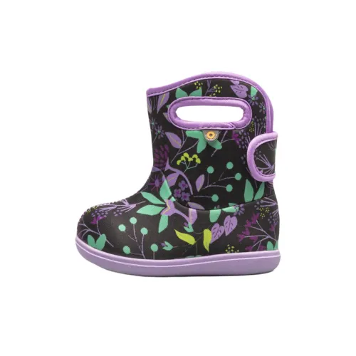 BOGS Детские резиновые сапоги High Top Черно-фиолетовые Kids