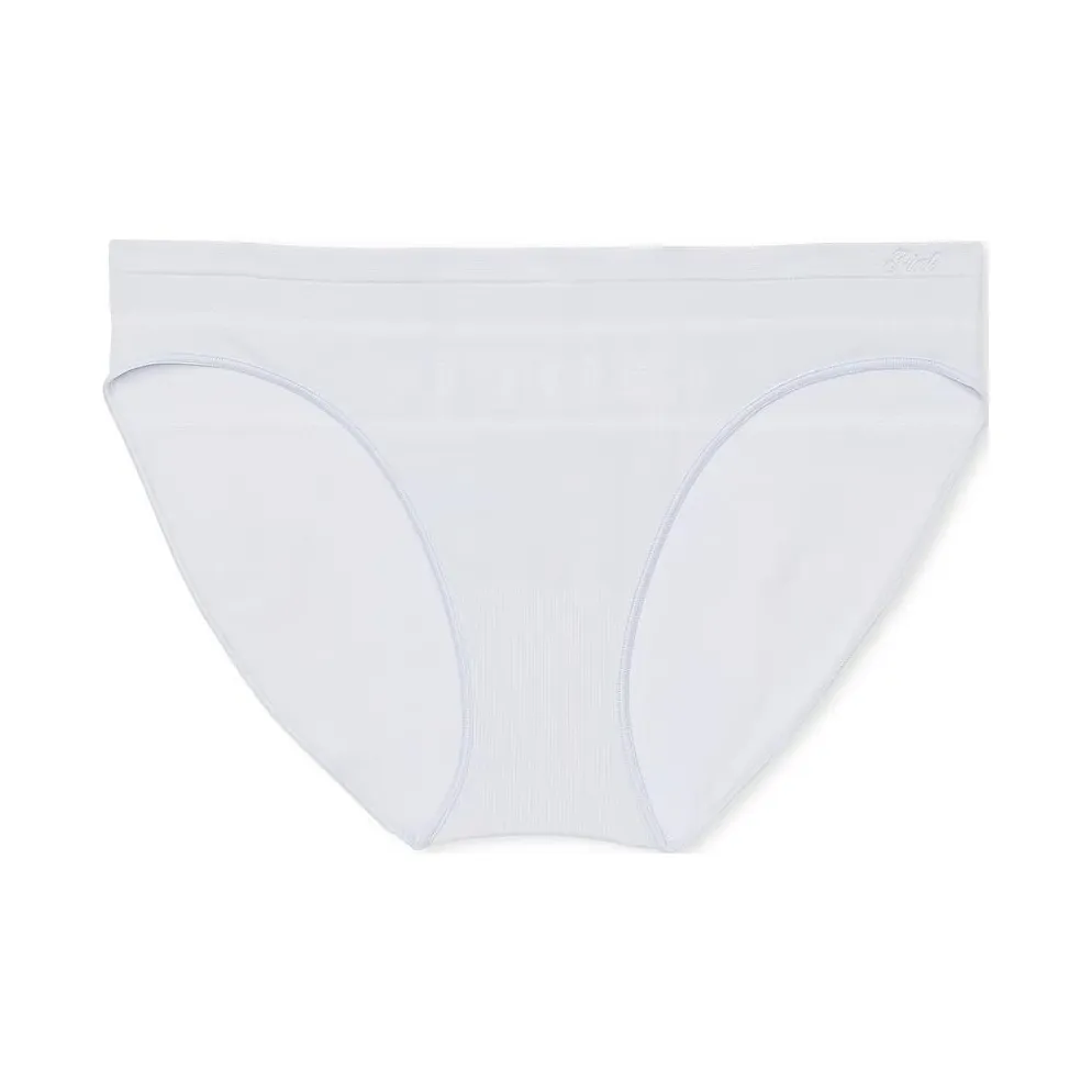 Victoria's Secret PINK Seamless Bikini Panty / Blue Intarisa Underpants Women's 1 Pack Light Purple