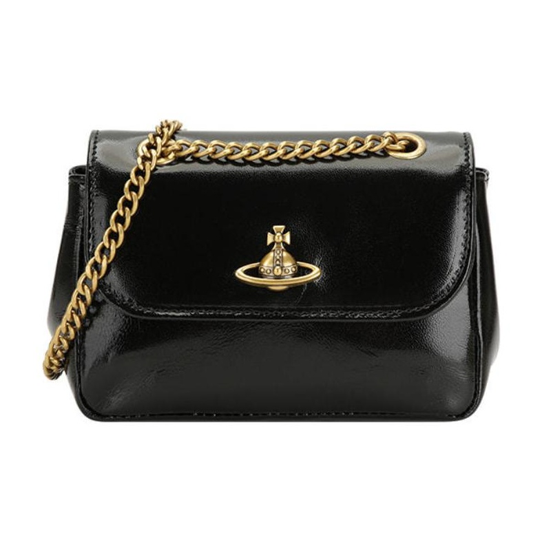 Vivienne Westwood London Leopard pattern crossbody bag Made