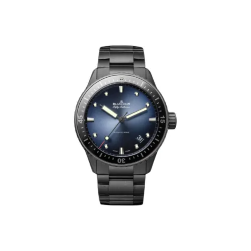 BLANCPAIN Автоматический Механический Движение Мужские Часы 43,6 мм Синий