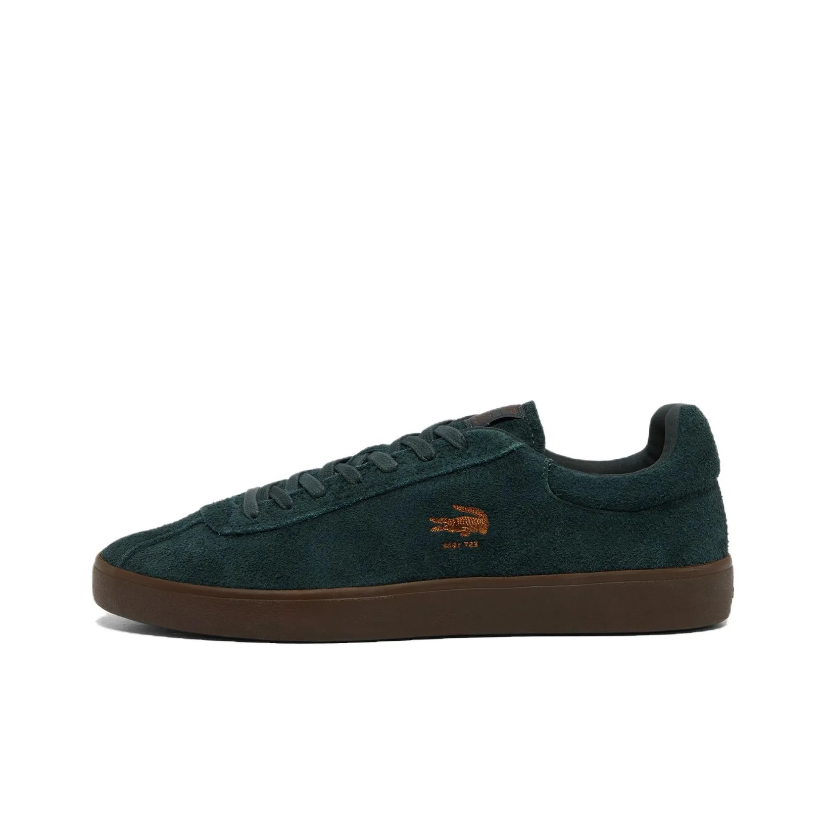 LACOSTE Baseshot Low Top Skateboard Shoes Men's Dark Green