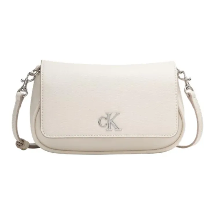 CALVIN KLEIN SS25 Синтетический материал Сумка через плечо Женская Айвори