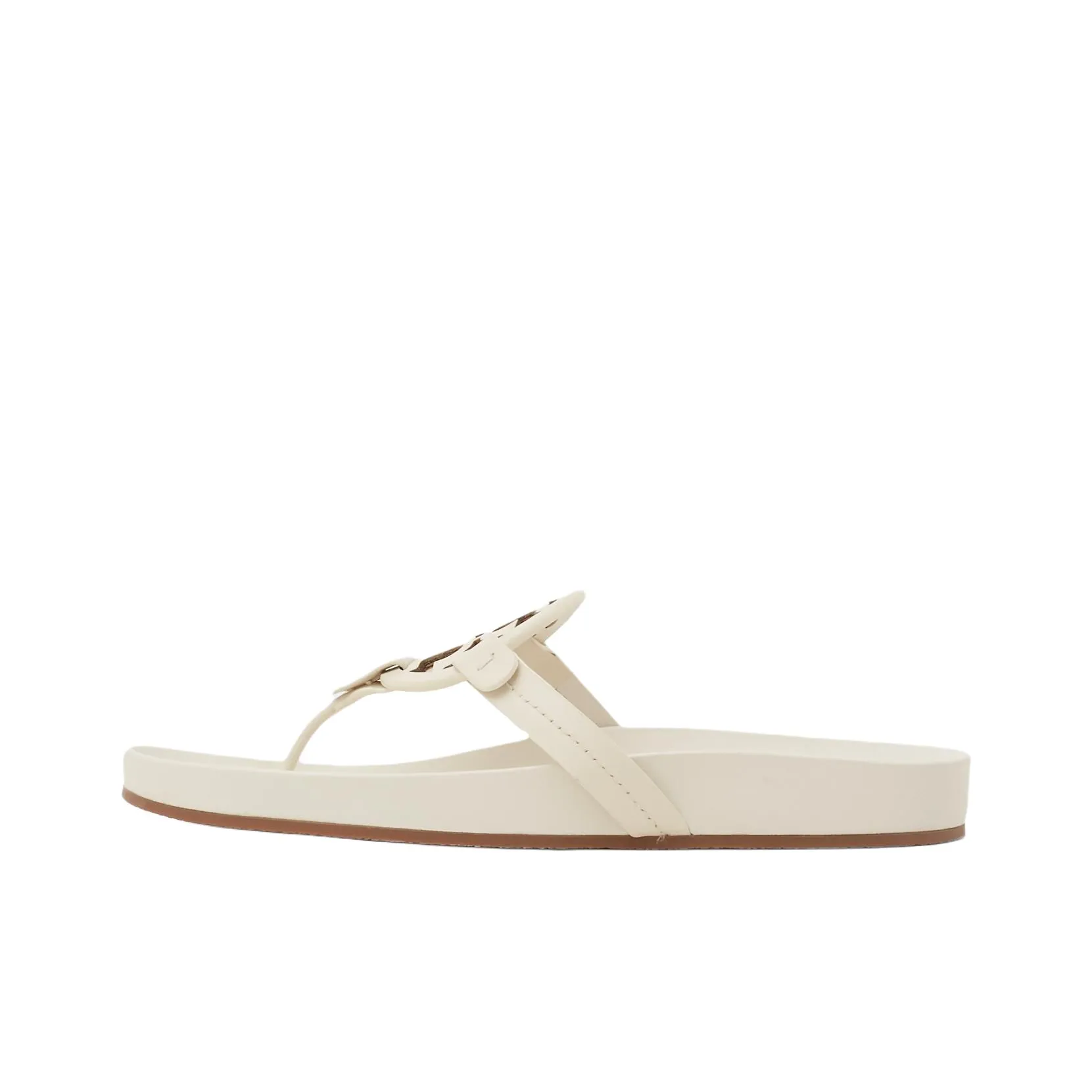 TORY BURCH Miller Cloud Sandals New Ivory Off White Women's