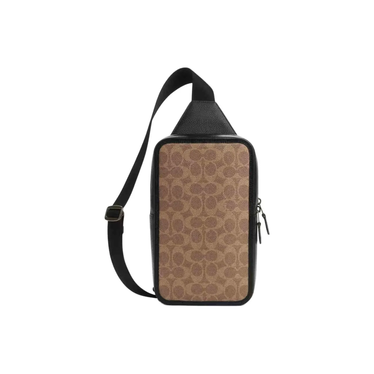 COACH Сумка через плечо из коровьей кожи сумка-слинг маленькая женская хаки и черная