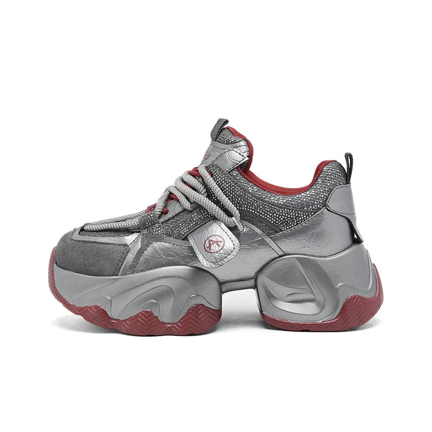 KEKAFU Низкий топ обувь с толстой подошвой женская